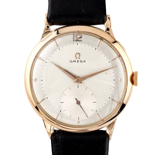 Omega Jumbo Two-Tone Vintage Watch, 1950