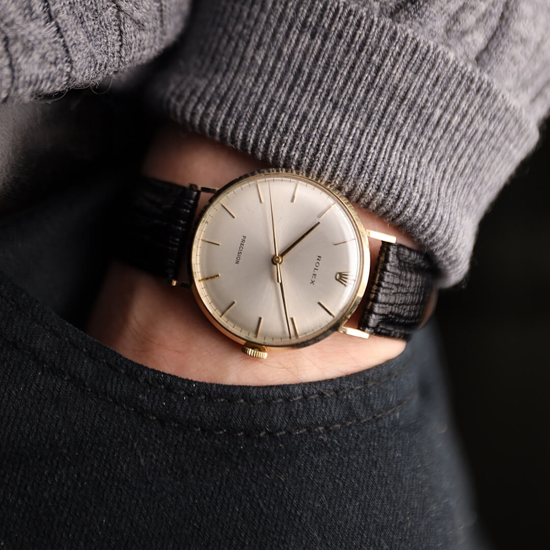 Rolex Precision 9k Gold, 1954