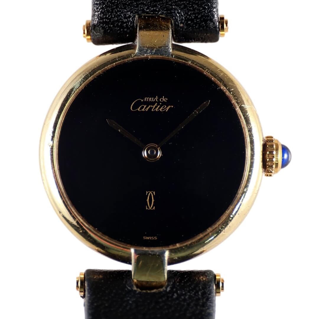 Cartier gold best sale plated watch