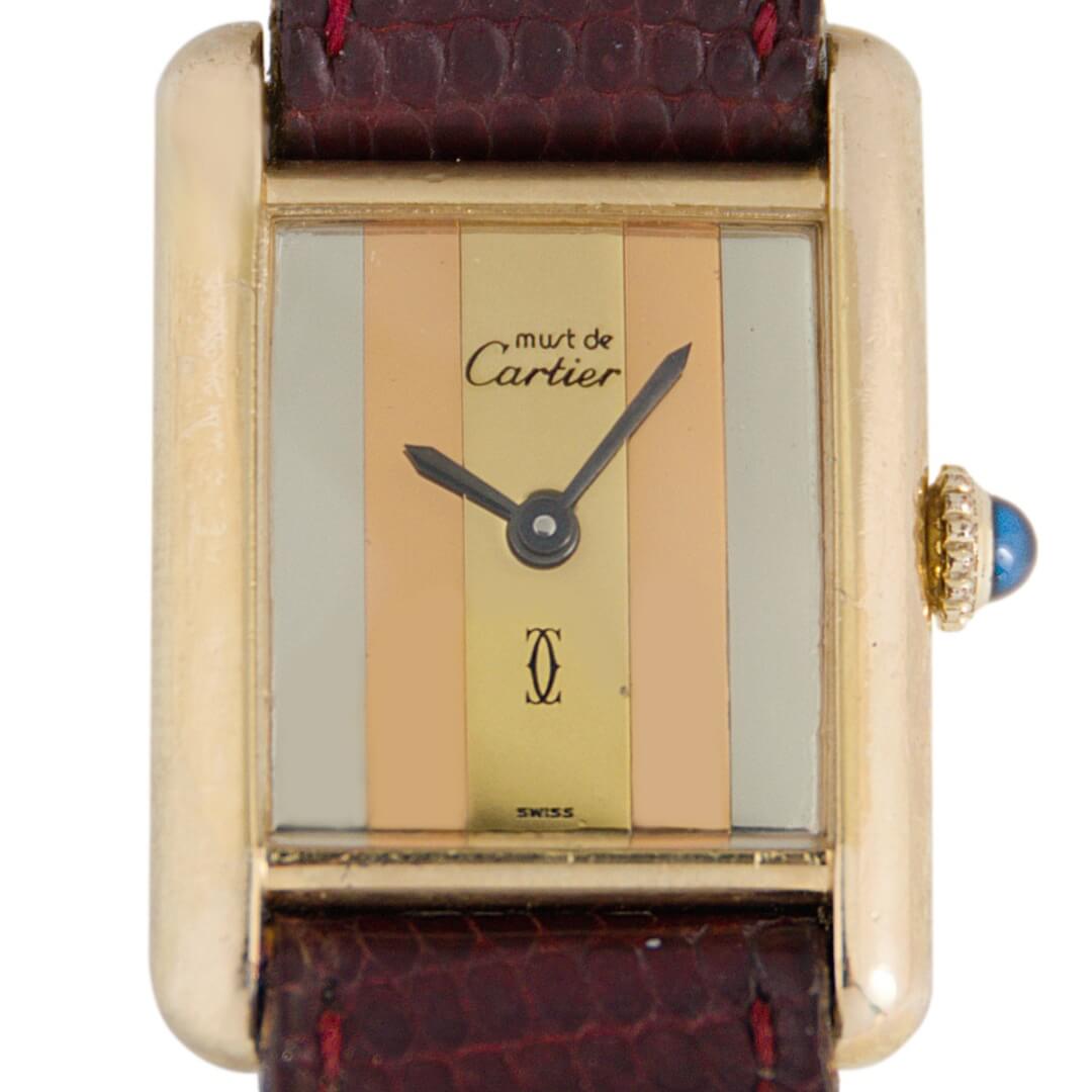 Cartier Must de Cartier Tank, Tri-Tone1