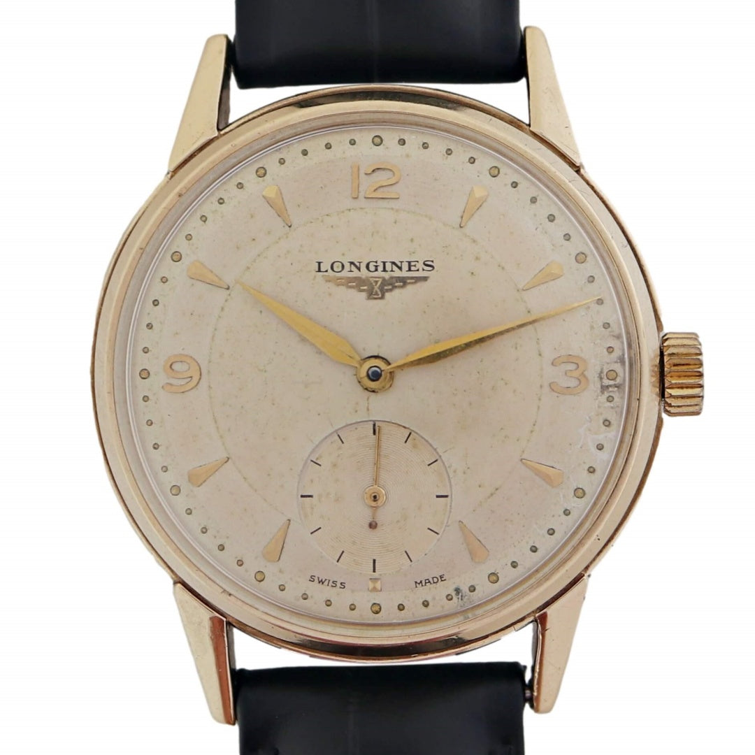 Longines 9k Gold Dress Watch, 1953 Longines 9k Gold Dress Watch, 1953