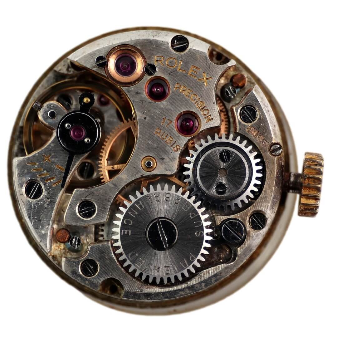 Rolex Precision Ref. 4779 9k Gold Ladies Vintage Watch