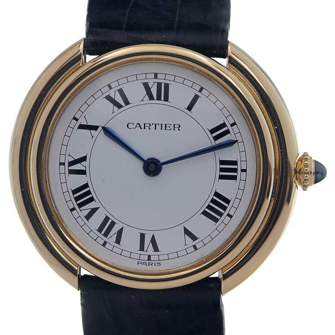 Cartier Vendome 18k Gold Men's Vintage Watch - Main Image