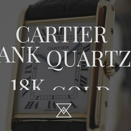 Cartier Tank Quartz 18k Gold Cartier Tank Quartz 18k Gold Video