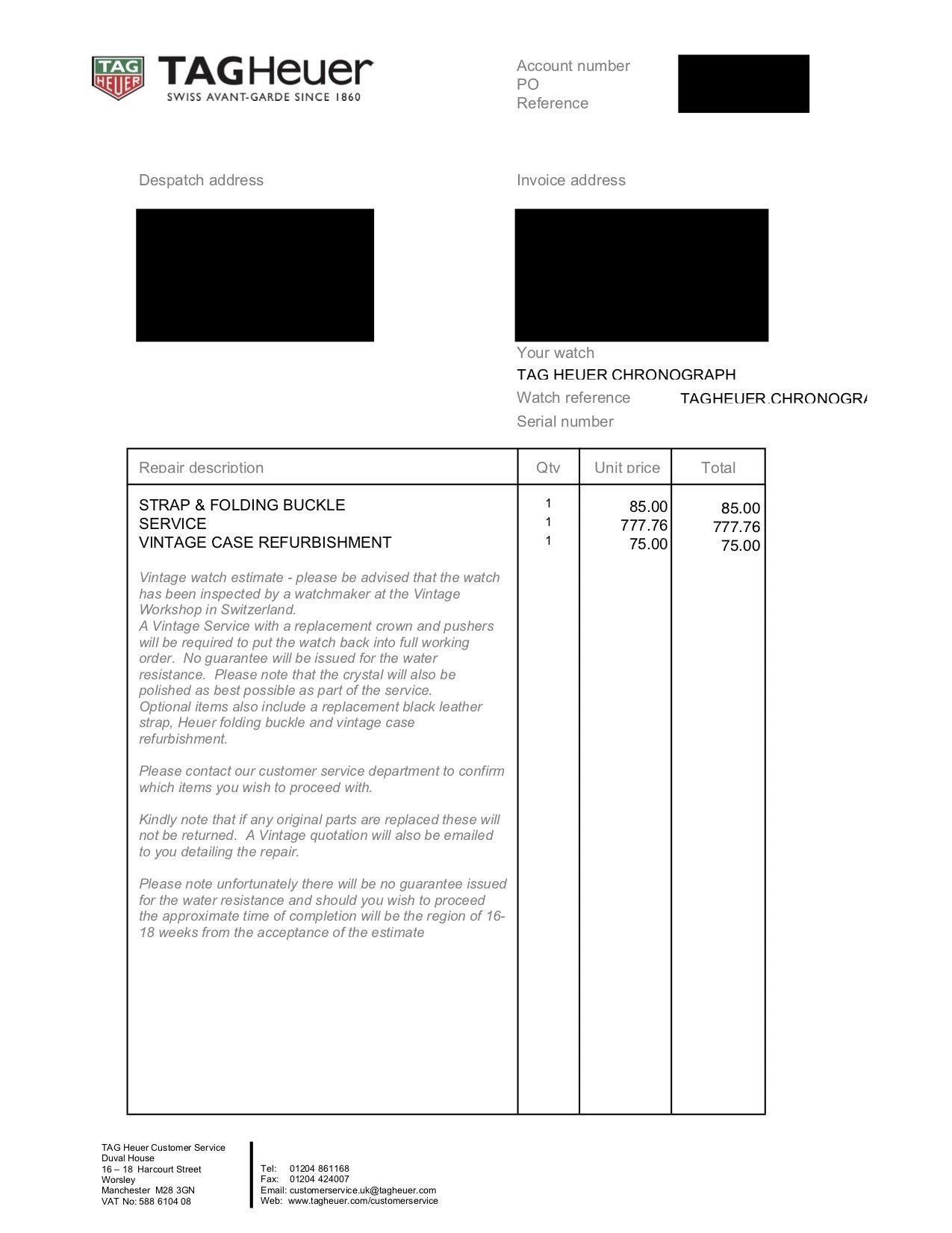 Heuer Camaro Ref. 7743 Men's Vintage Watch