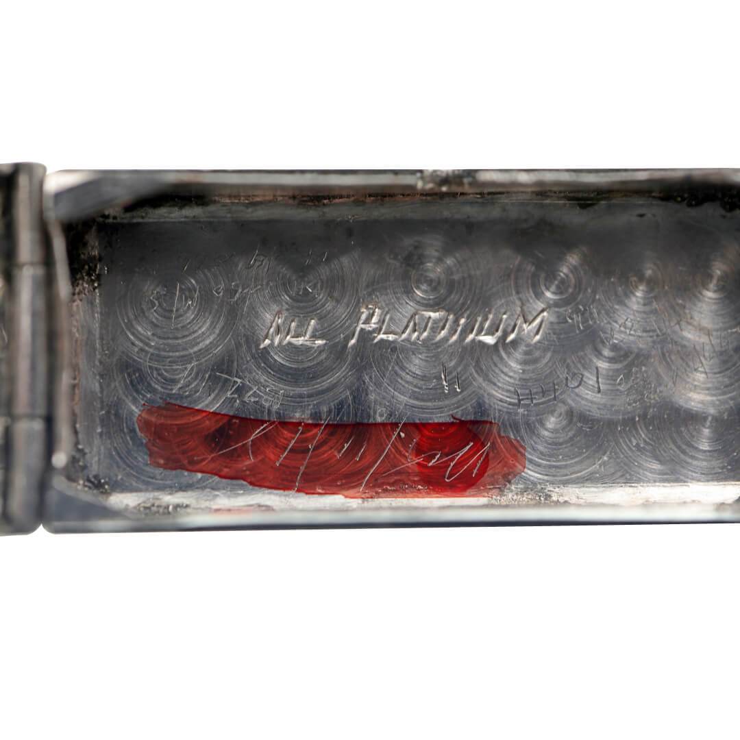 Ladies 1920's Art Deco Platinum with Diamonds Vintage Cocktail Watch