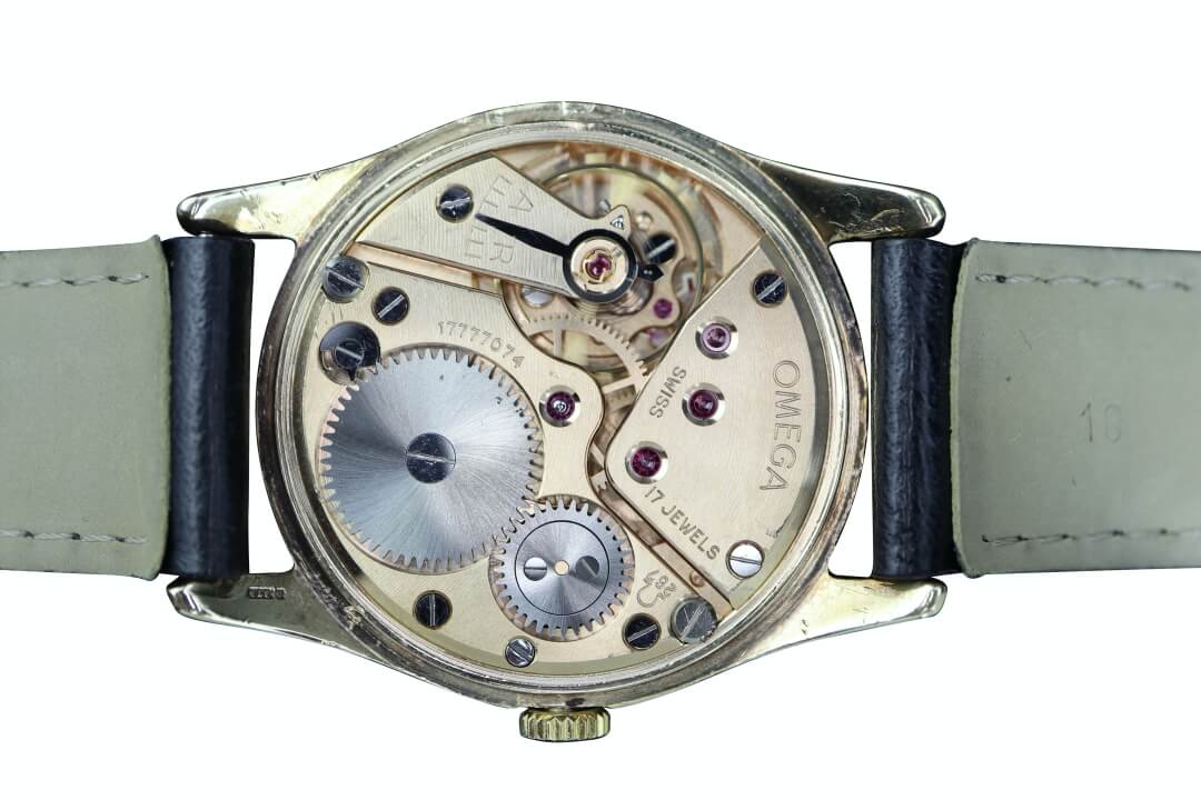 Omega 9ct Gold, Dennison Case, 1960 Men's Vintage Watch