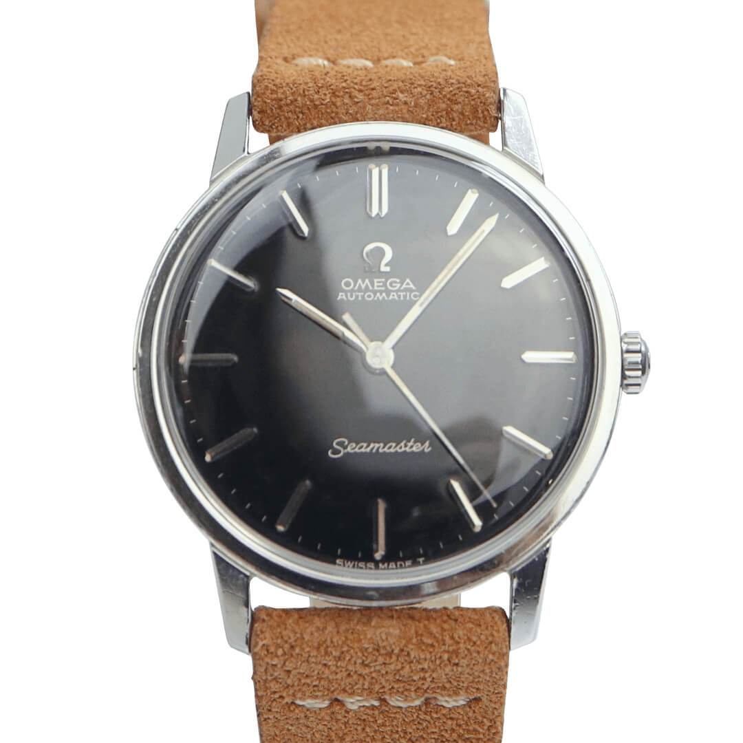 Omega Seamaster Black Dial, 1966 Men's Vintage Watch