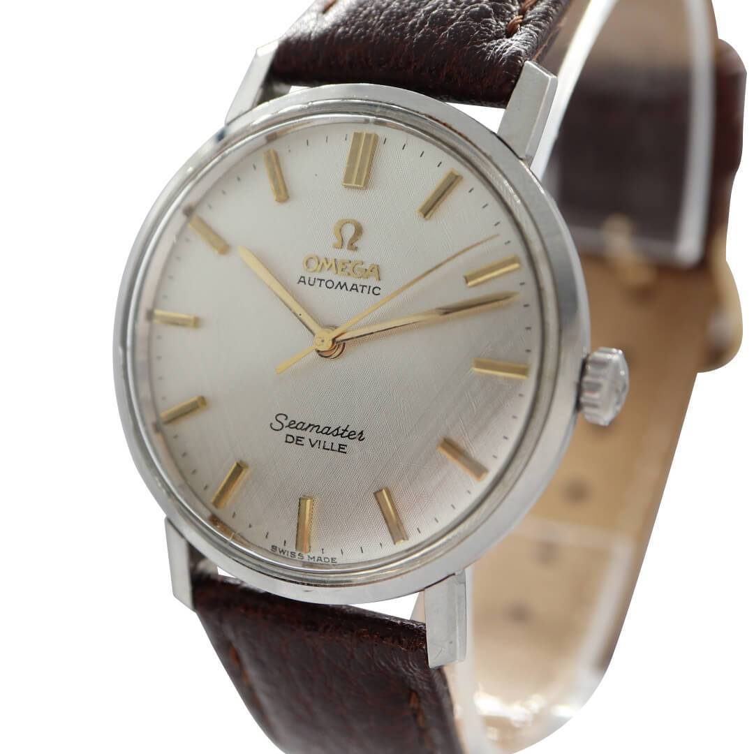Omega Seamaster De Ville Ref. 165.020, 1964 Linen Dial Men's Vintage Watch