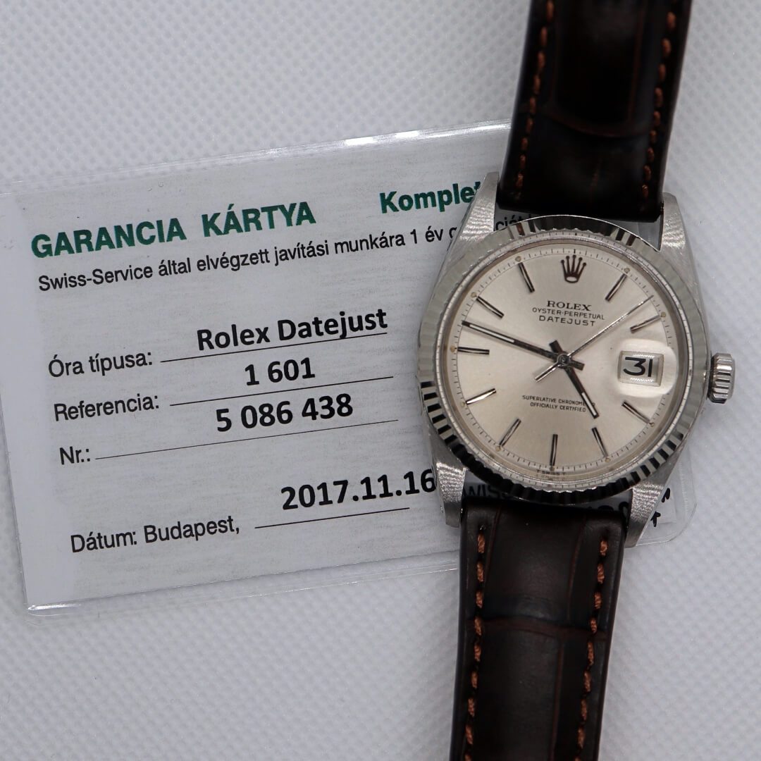 Rolex DateJust Ref.1601 1977 Men's Vintage Watch