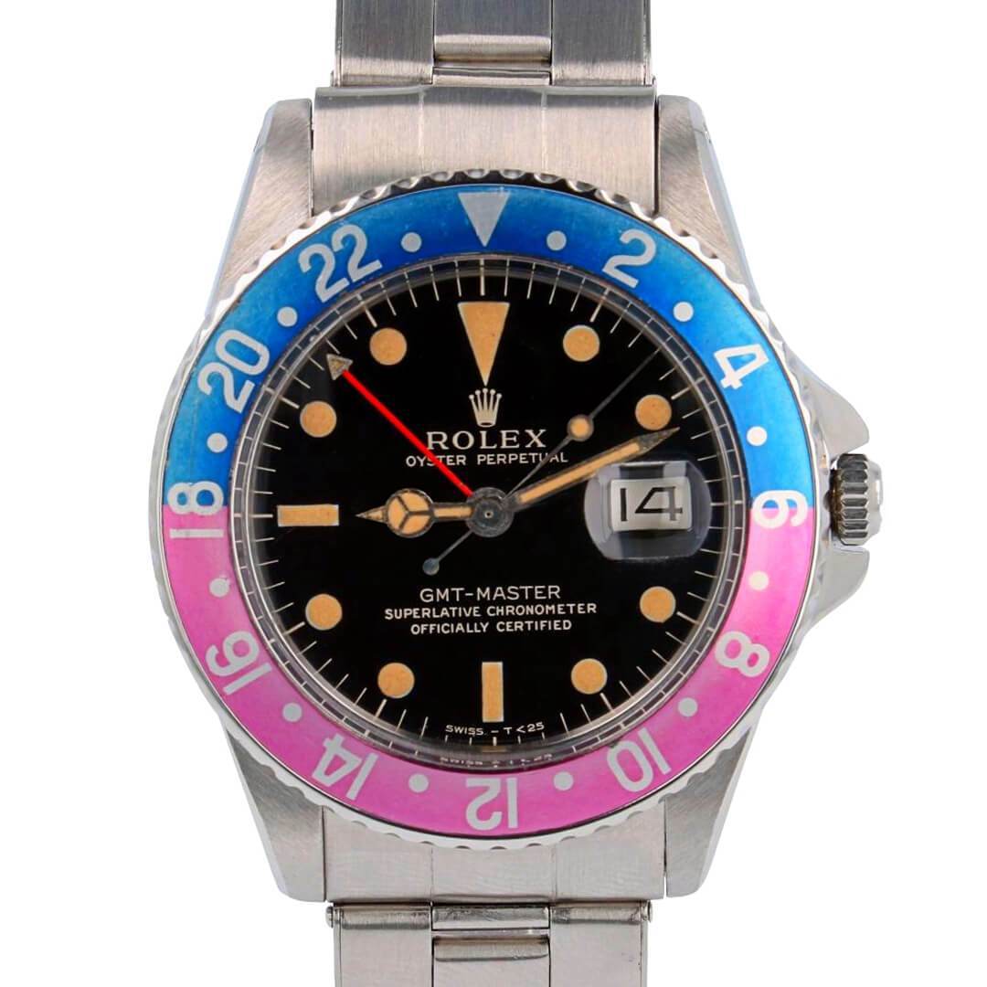 Rolex GMT Master Ref. 1675 Men's Vintage Steel Watch