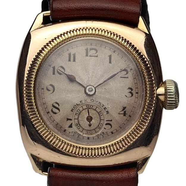 Rolex Oyster Cushion Case, 9k Gold, 1927