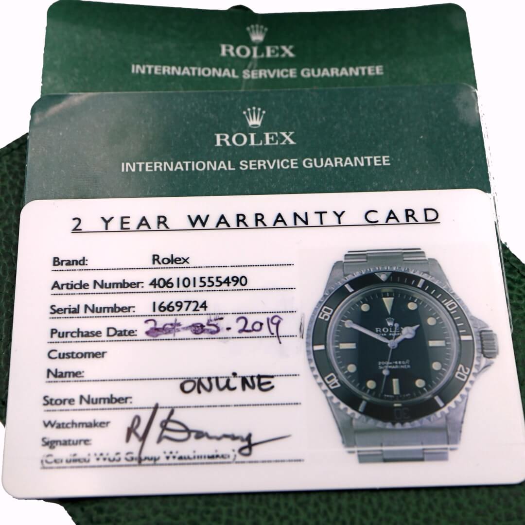 Rolex Submariner ref. 5513 "Meters First", 1967 Men's Vintage Watch