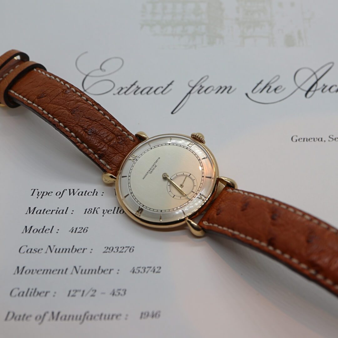 Vacheron Constantin Tear Drop Lugs Vintage Men's Gold Watch