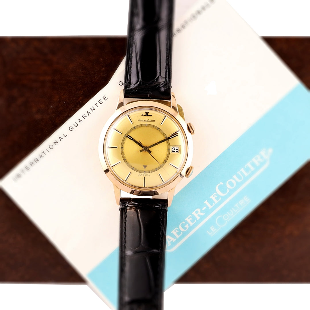 Jaeger-LeCoultre Memovox, 18k Gold, Cal. 825 Automatic Alarm, circa 1969