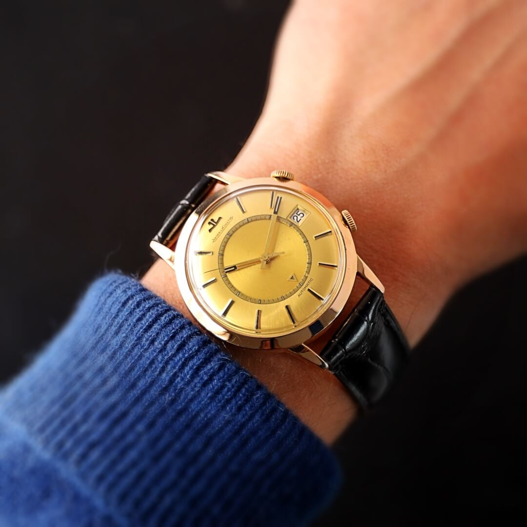 Jaeger-LeCoultre Memovox, 18k Gold, Cal. 825 Automatic Alarm, circa 1969