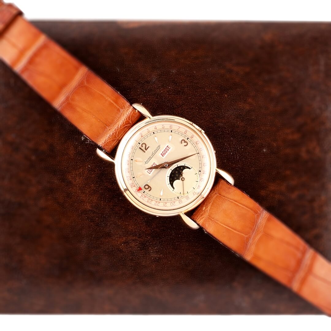 Jaeger-LeCoultre Triple Date Moonphase, 18k Rose Gold, Cal. 494, Circa 1950