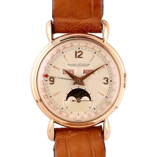 Jaeger-LeCoultre Triple Date Moonphase, 18k Rose Gold, Cal. 494, Circa 1950