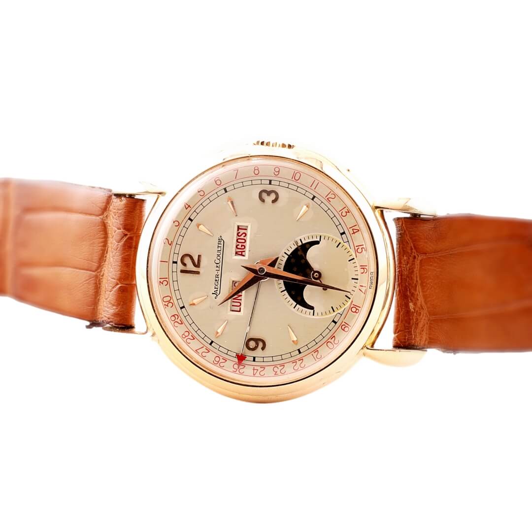 Jaeger-LeCoultre Triple Date Moonphase, 18k Rose Gold, Cal. 494, Circa 1950