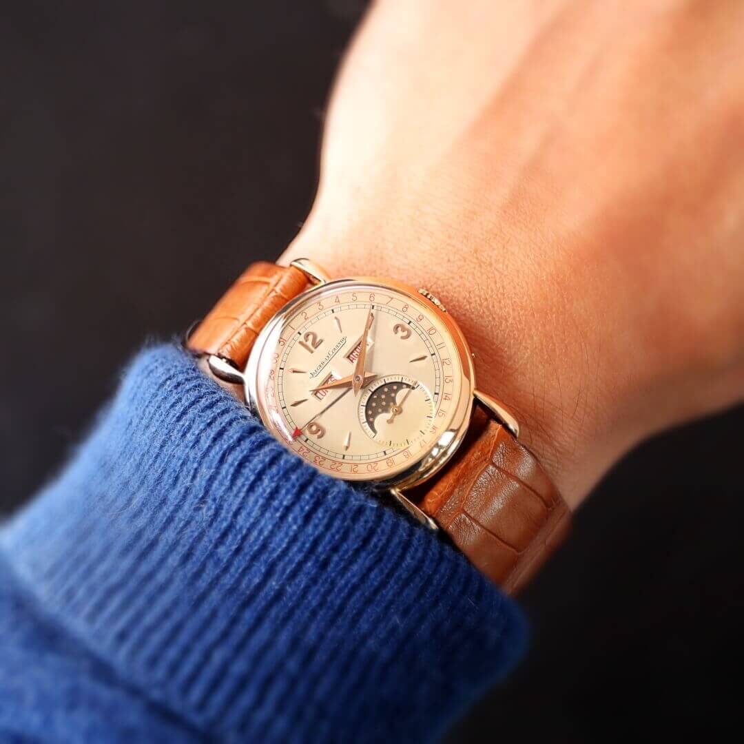Jaeger-LeCoultre Triple Date Moonphase, 18k Rose Gold, Cal. 494, Circa 1950
