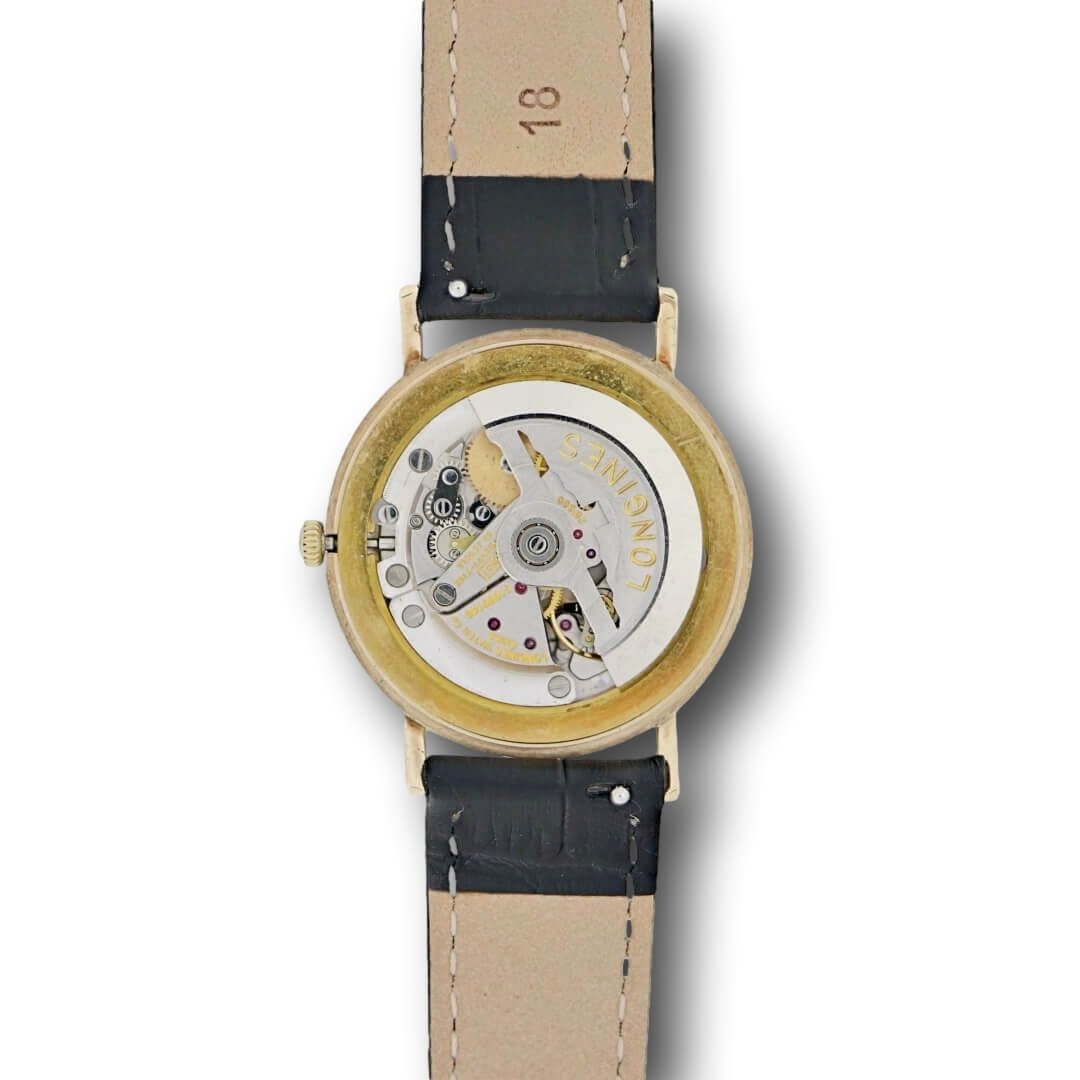 Longines Automatic 9k Gold Dress Watch, Circa 1974