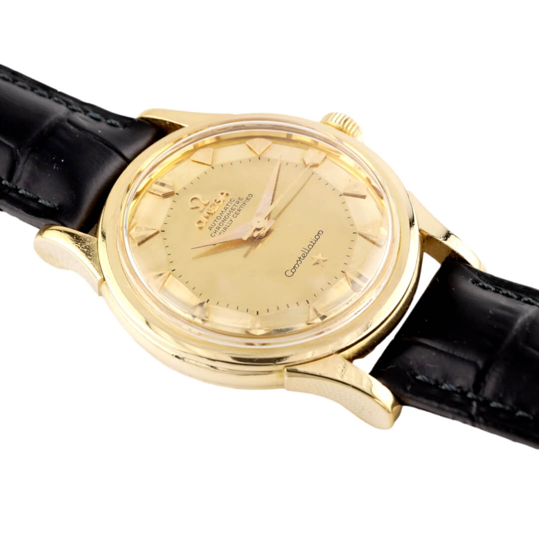 Omega constellation clearance solid gold