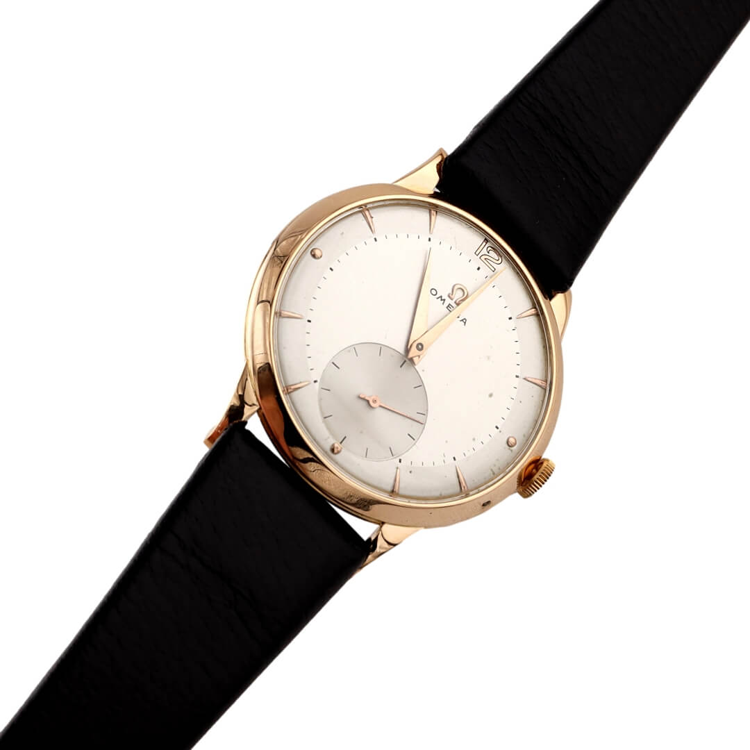 Omega Jumbo Two-Tone Vintage Watch, 1950