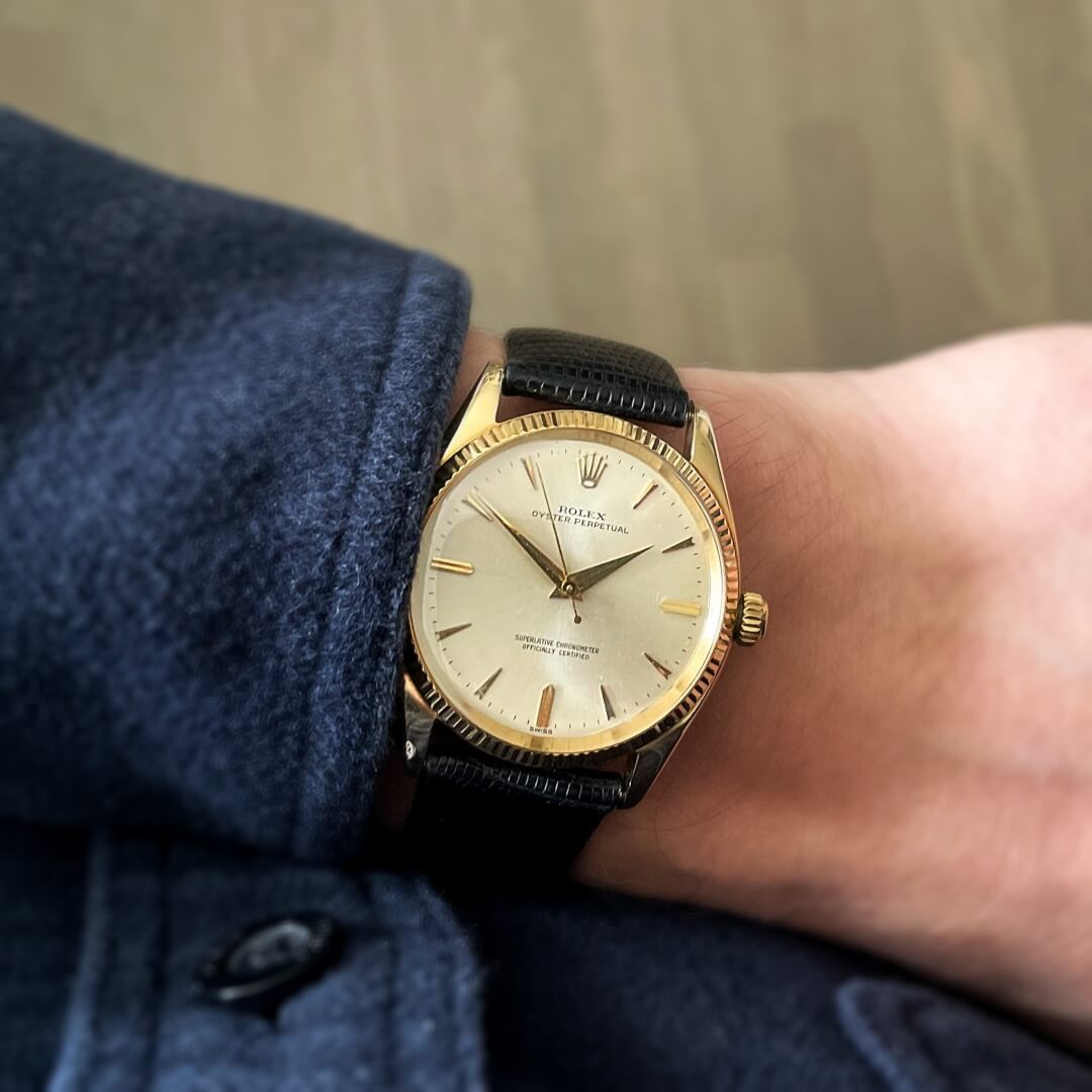 Rolex Oyster Perpetual 1005 18k Gold, 1959
