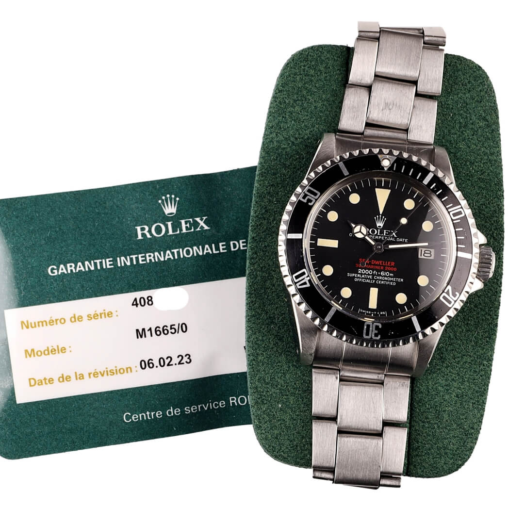 Rolex Sea-Dweller 1665 "Double Red" Mark IV, 1976