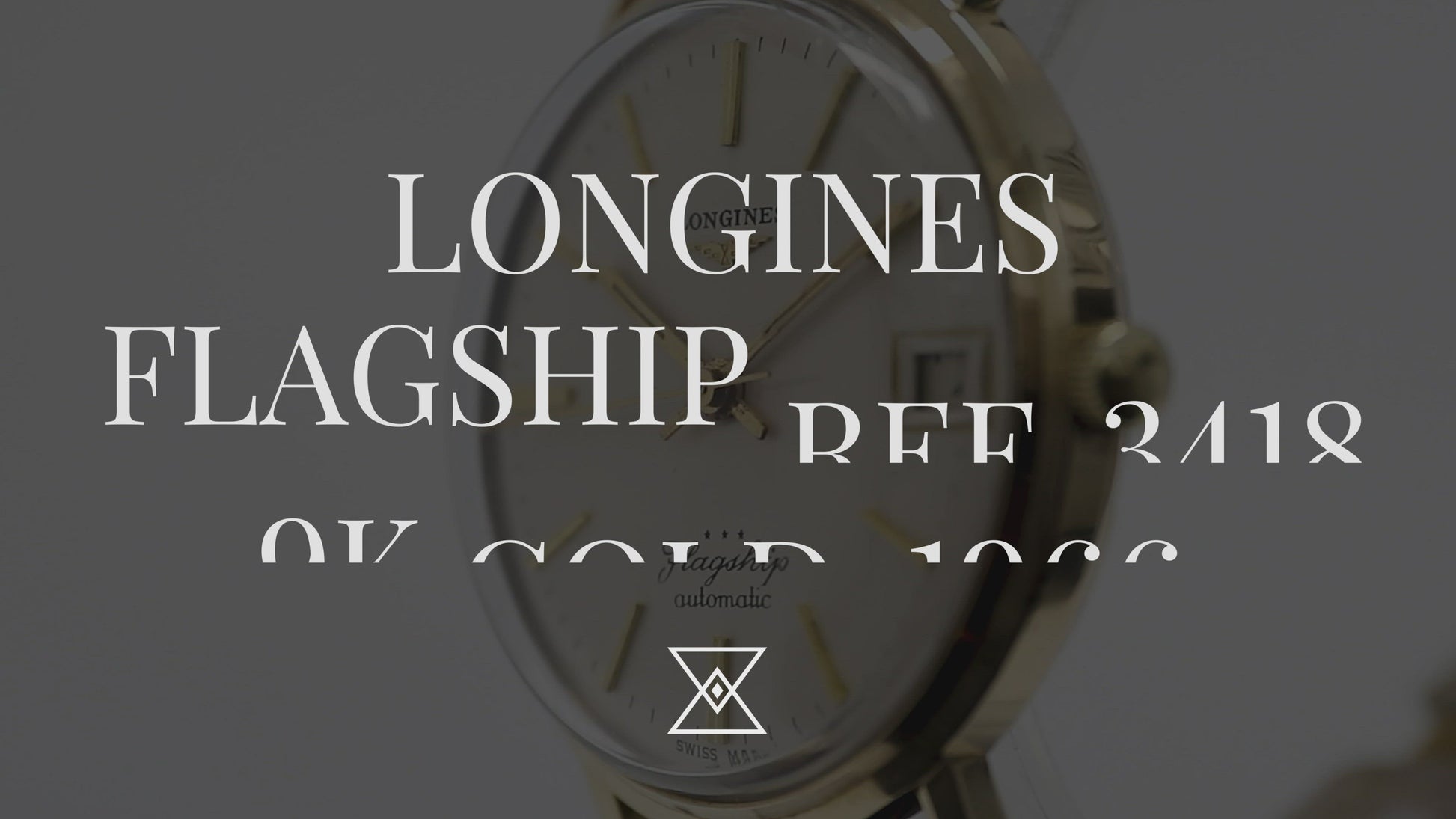 Longines Flagship Ref. 3418 "Big Ship" 9k Gold, 1967 Video