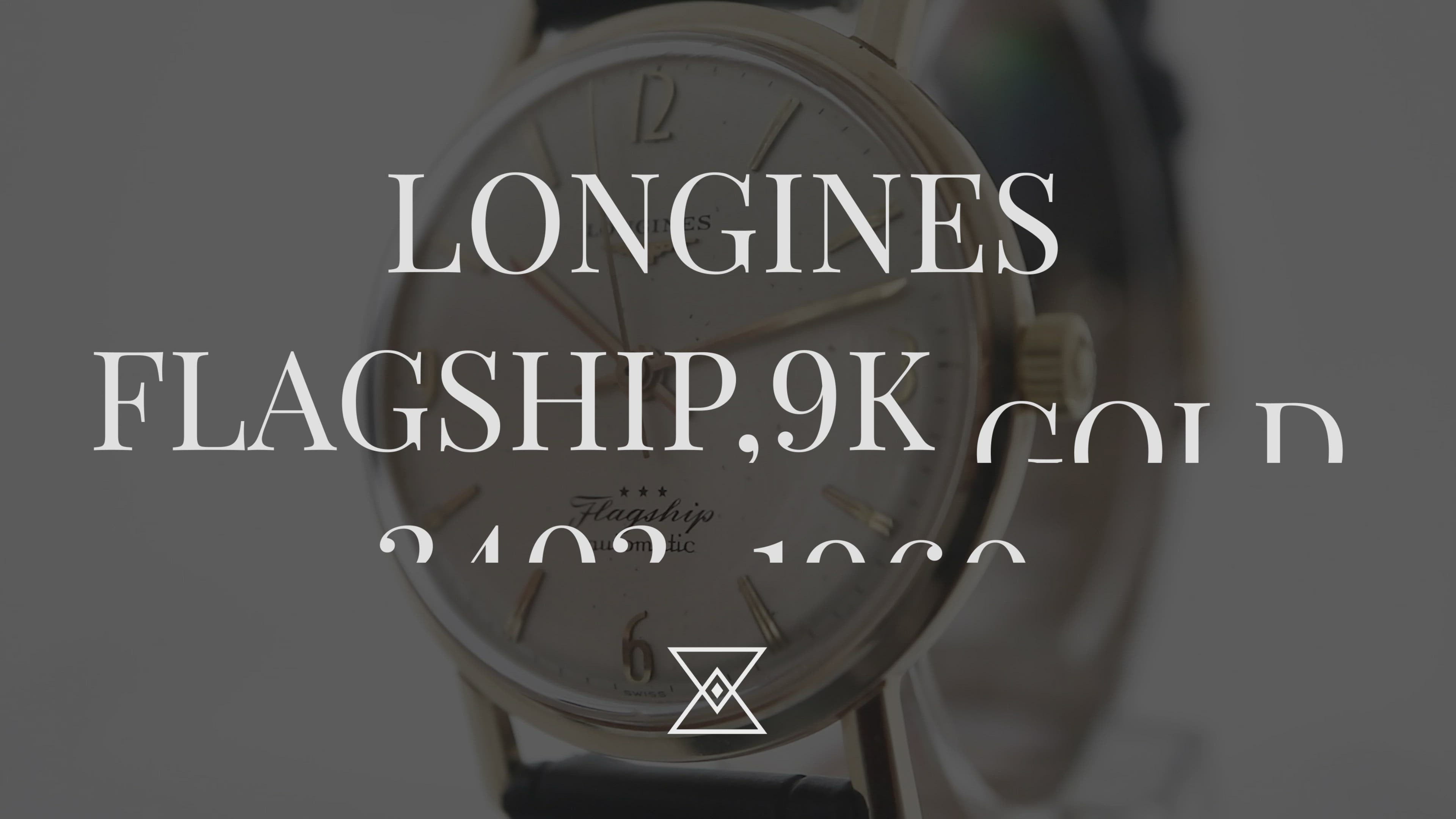 Longines Flagship 3403 9k Gold 1960 Vintage Watch