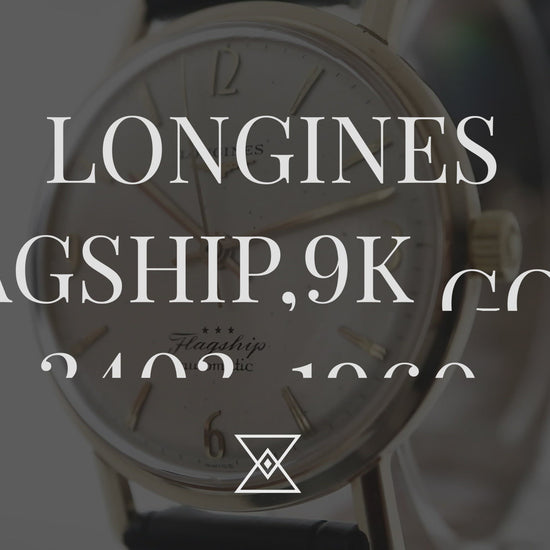 Longines Flagship 3403, 9k Gold, 1960 Vintage Watch video