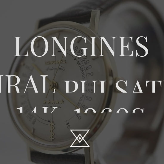Longines Admiral Pulsations, 14k 1960s Video