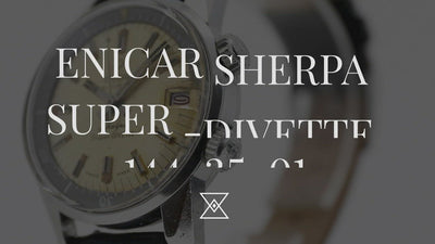 Enicar Sherpa Super-Divette 144-35-01 'Tropical Champagne dial' video