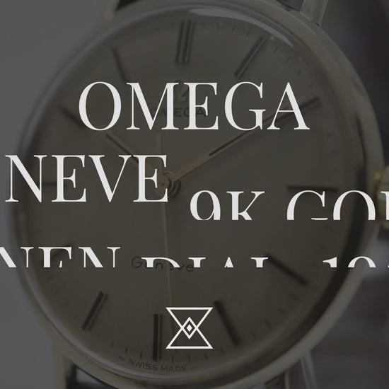 Omega Geneve 9k Gold Linen Dial, 1969 video