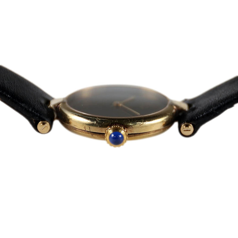 ﻿﻿Cartier Must de Cartier, Gold Plated Watch, Circa 1990