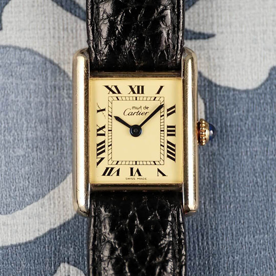 Cartier Must de Cartier Tank Ladies Vintage Watch – Time Rediscovered
