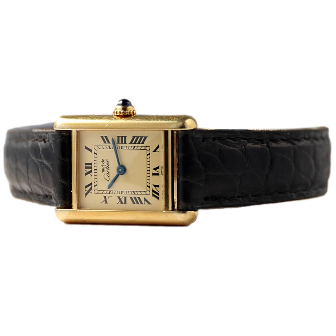 Cartier Must de Cartier Tank Ladies Vintage Watch – Time Rediscovered