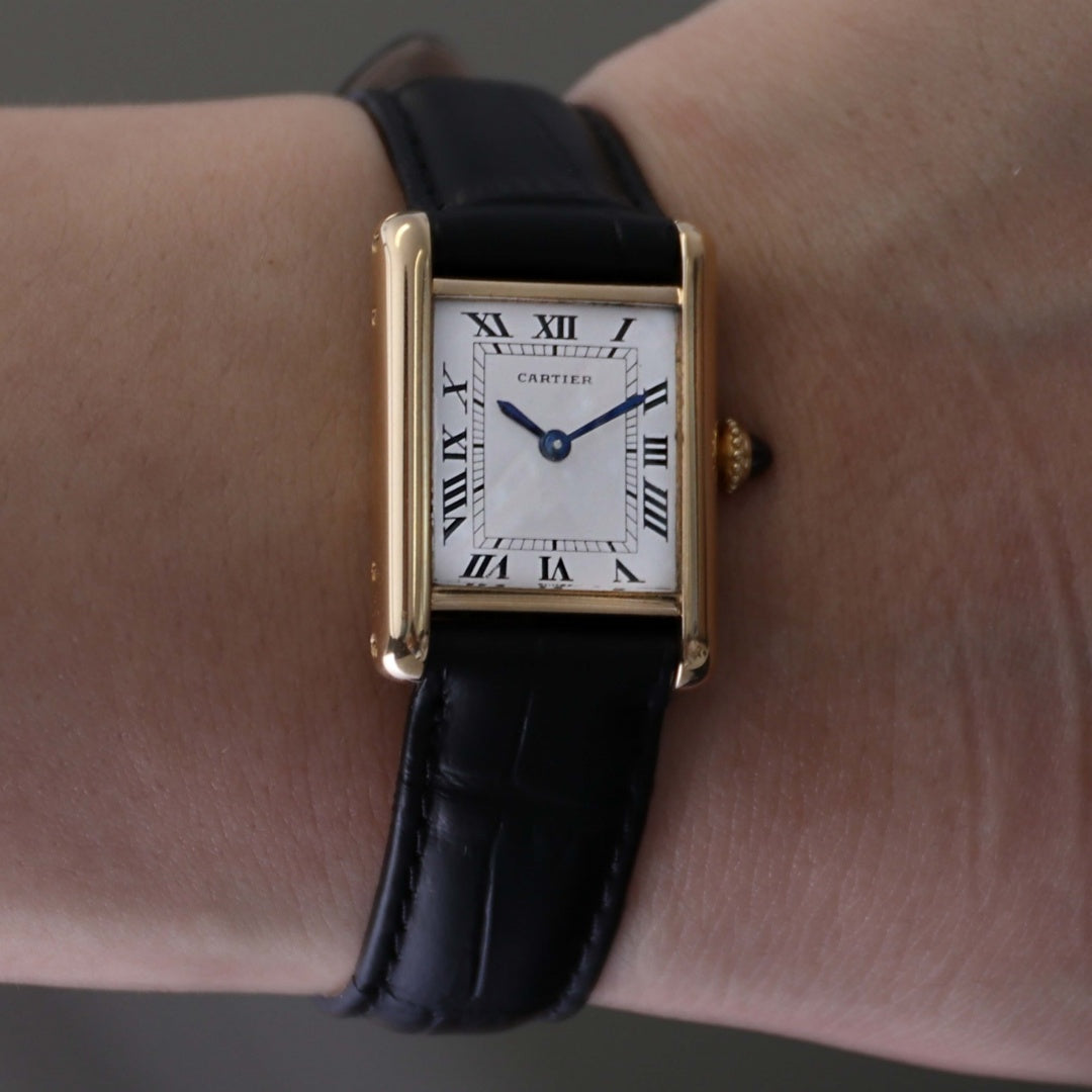 Cartier tank 1980 hotsell