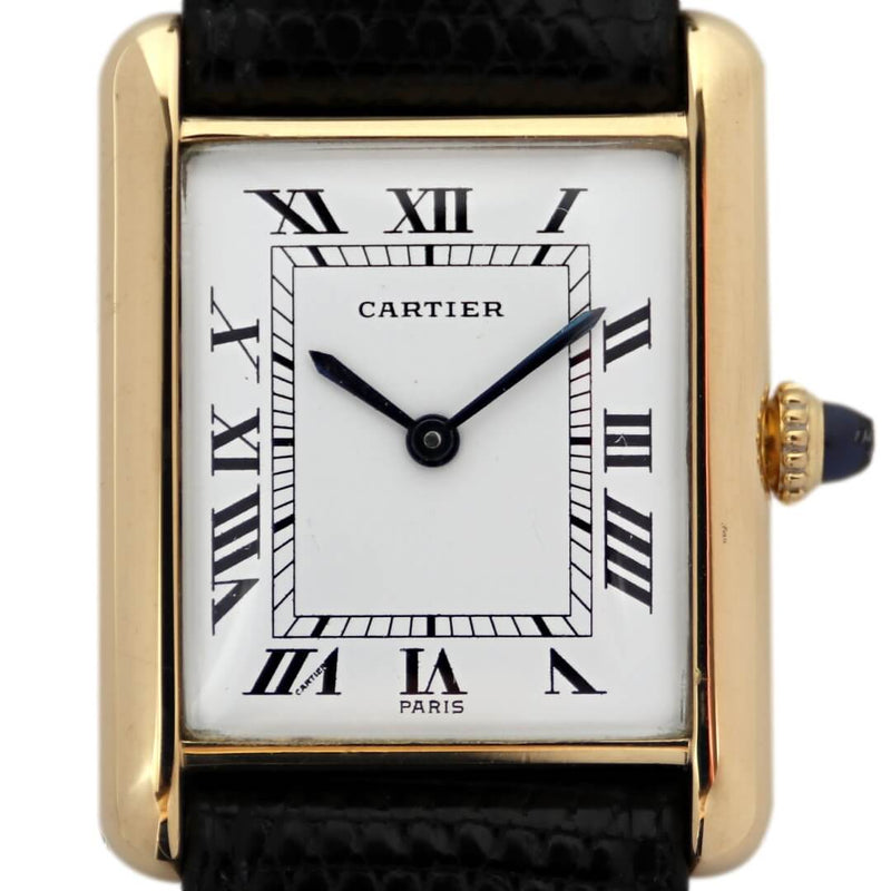 Cartier Tank Louis Ref. 78086 18k Gold, Circa 1980, Men&