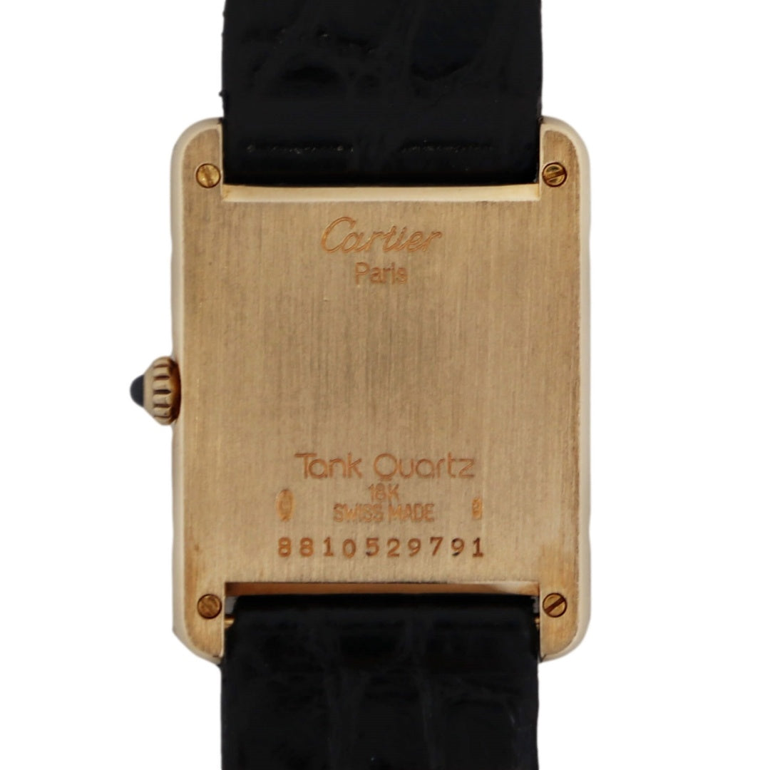 Cartier Tank Quartz 18k Gold