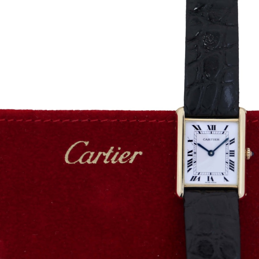 Cartier Tank Quartz 18k Gold