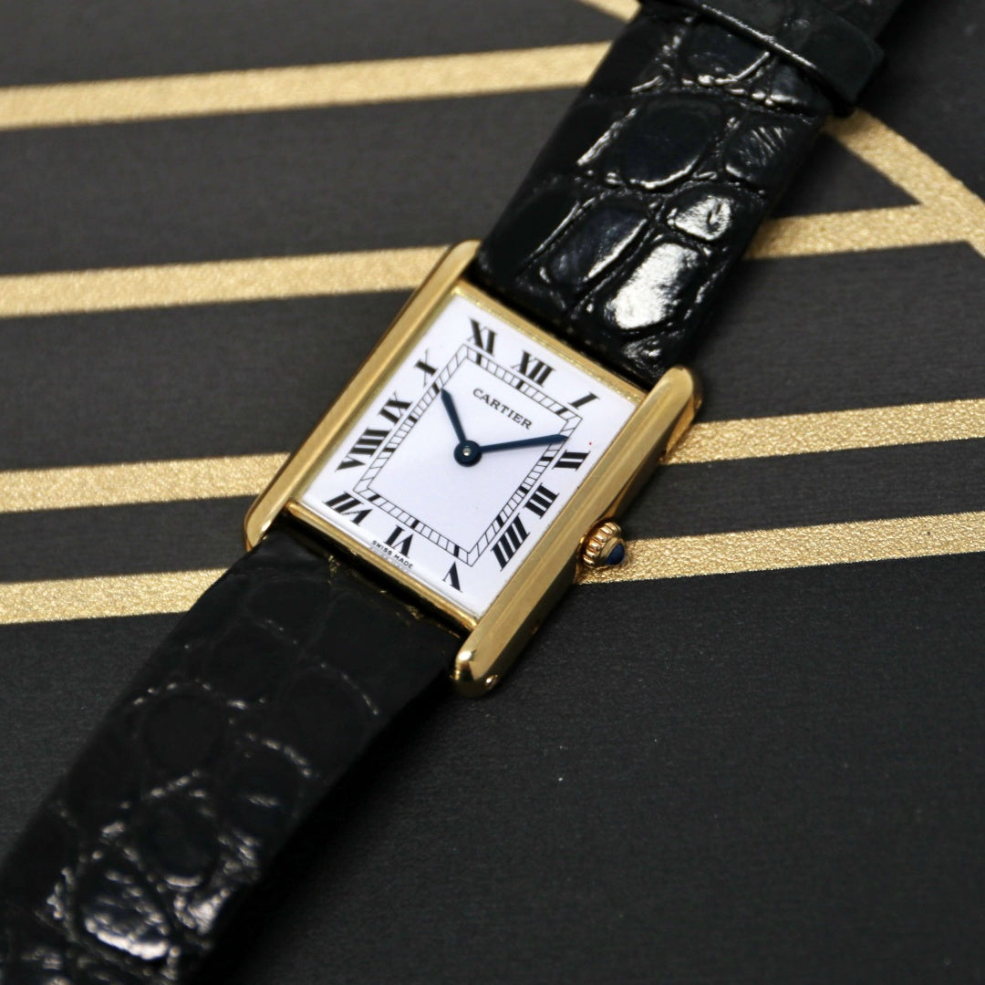 Cartier Tank Quartz 18k Gold