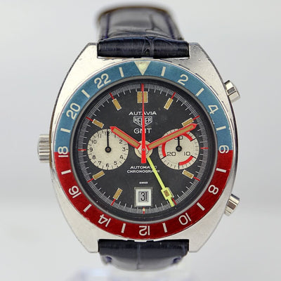 Heuer Autavia GMT Ref. 11630 Mark 1 Dial Men's Vintage Watch