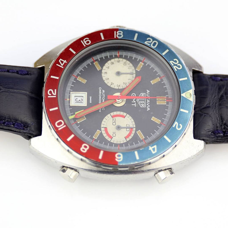 Heuer Autavia GMT Ref. 11630 Mark 1 Dial Men's Vintage Watch – Time ...