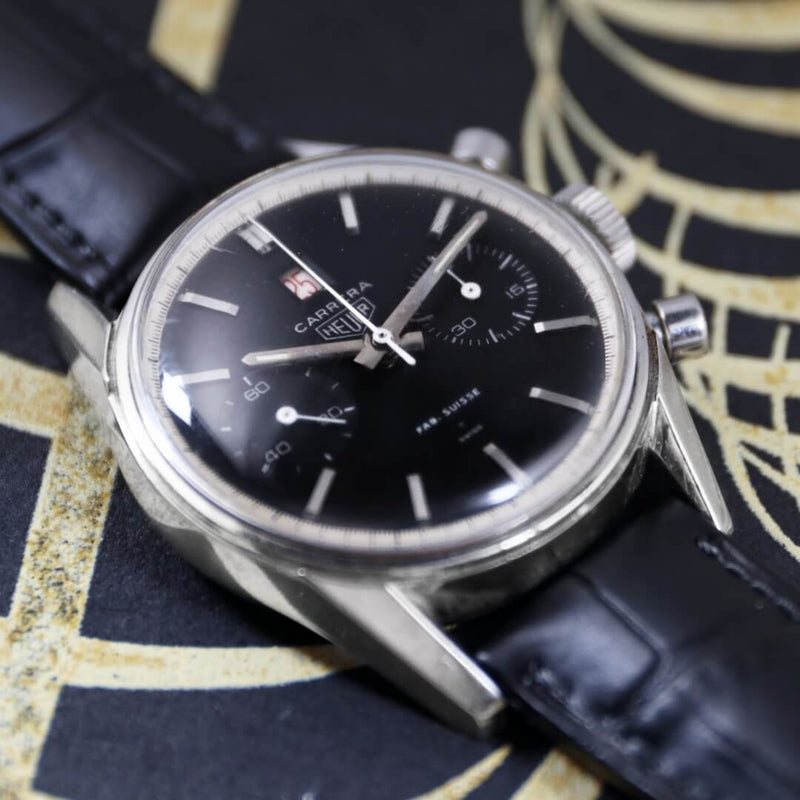 Heuer Carrera Dato 12 3147N 1st Execution - Fab Suisse – Time Rediscovered