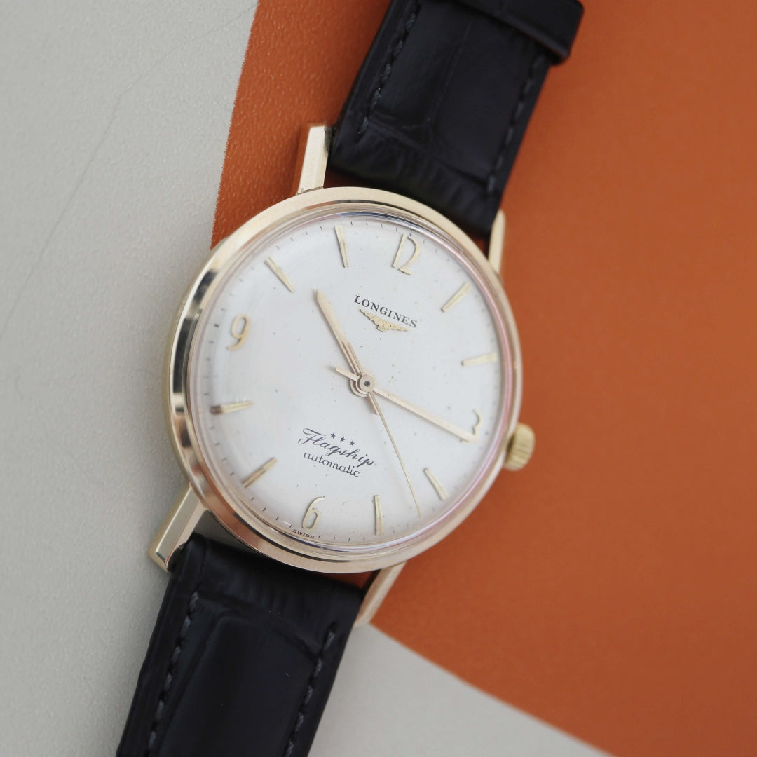 Longines flagship automatic on sale gold