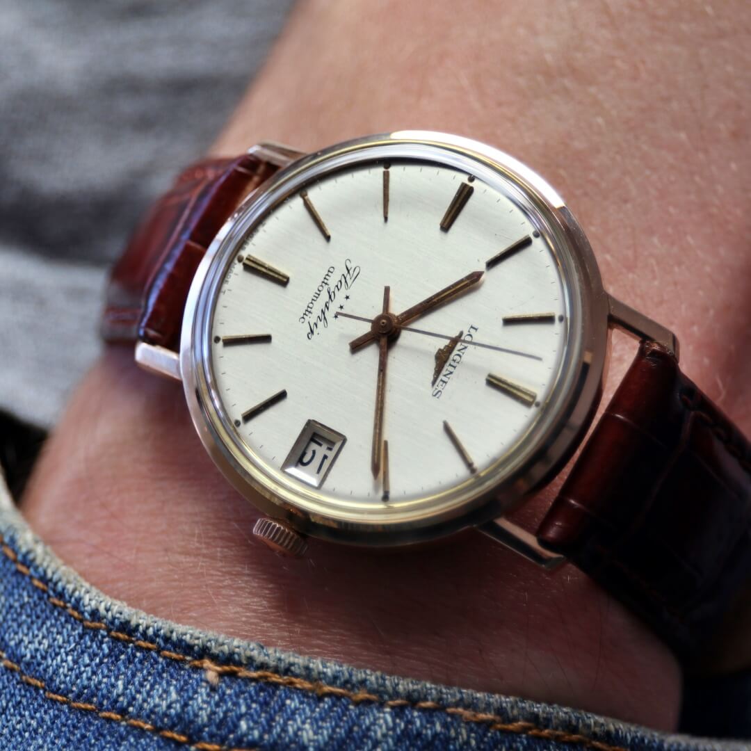 Longines Flagship Automatic 3418 9k Gold 1966