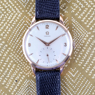 Omega Ref. 2687, 18k Rose Gold 1954 Men's Vintage Watch