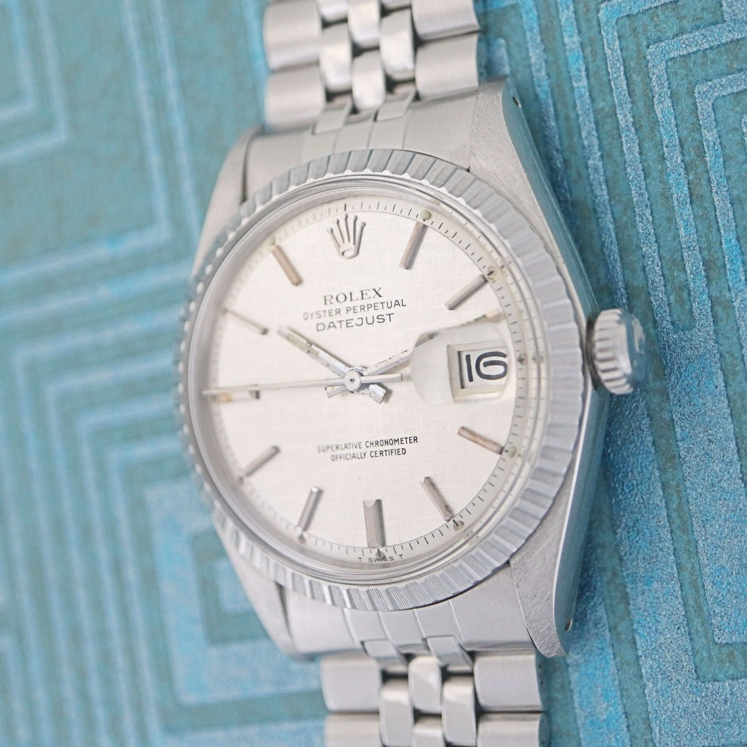 Rolex 1603 linen online dial